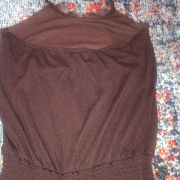 Brown halter style romper- new - Picture 4 of 4
